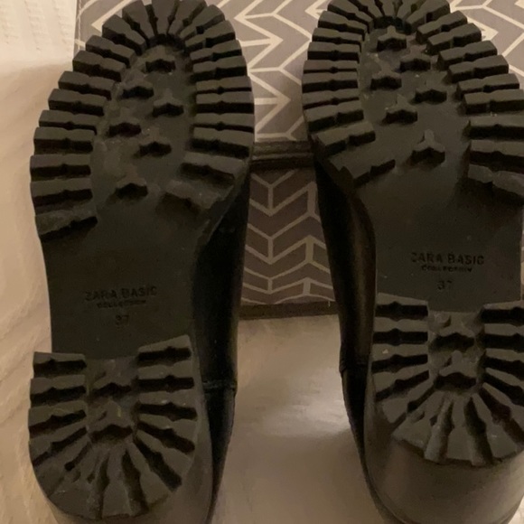 Zara Basic Black Bootie size 37 - Picture 5 of 7